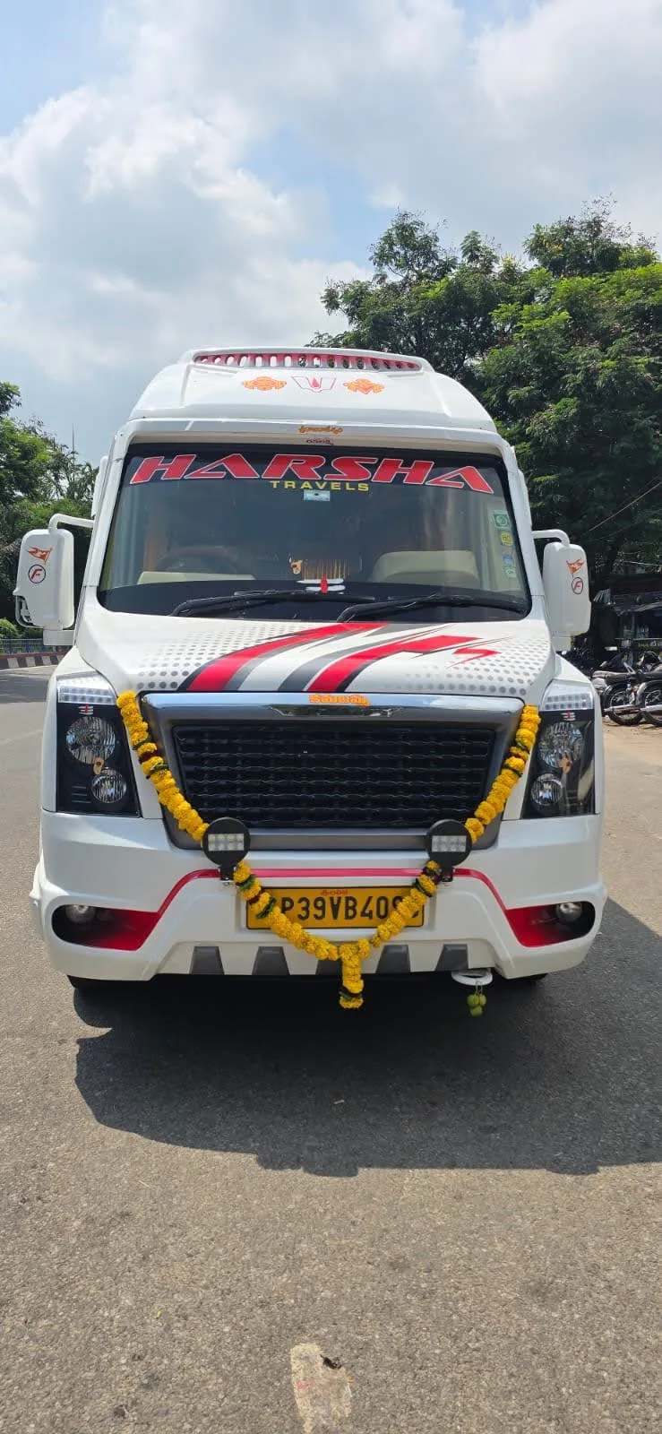Force Tempo Traveller (12 Seater) Booking Srikakulam